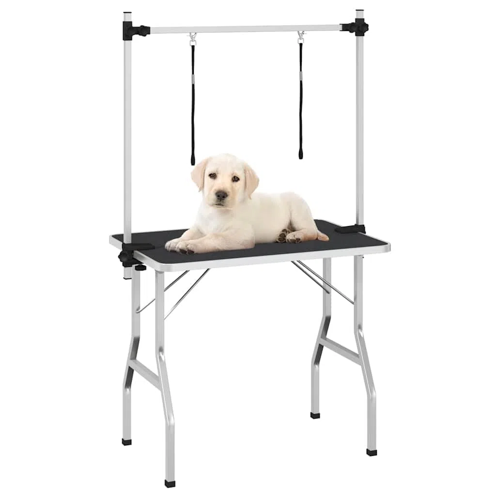 Genérico Mesa de baño para Perros, Gatos y Mascotas Ajustable 2 Lazos,Producto para Mascotas y Animales,Productos para Mascotas,Productos de higiene para Mascotas,170170