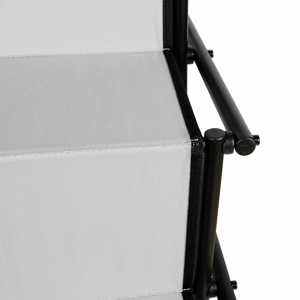Escaleras para rampa para Perros, Rampa para Perros Plegable – Escalera de Perro para Ayudar en la Entrada y Salida del Coche-hasta 80kg Cargable (Gris Claro)