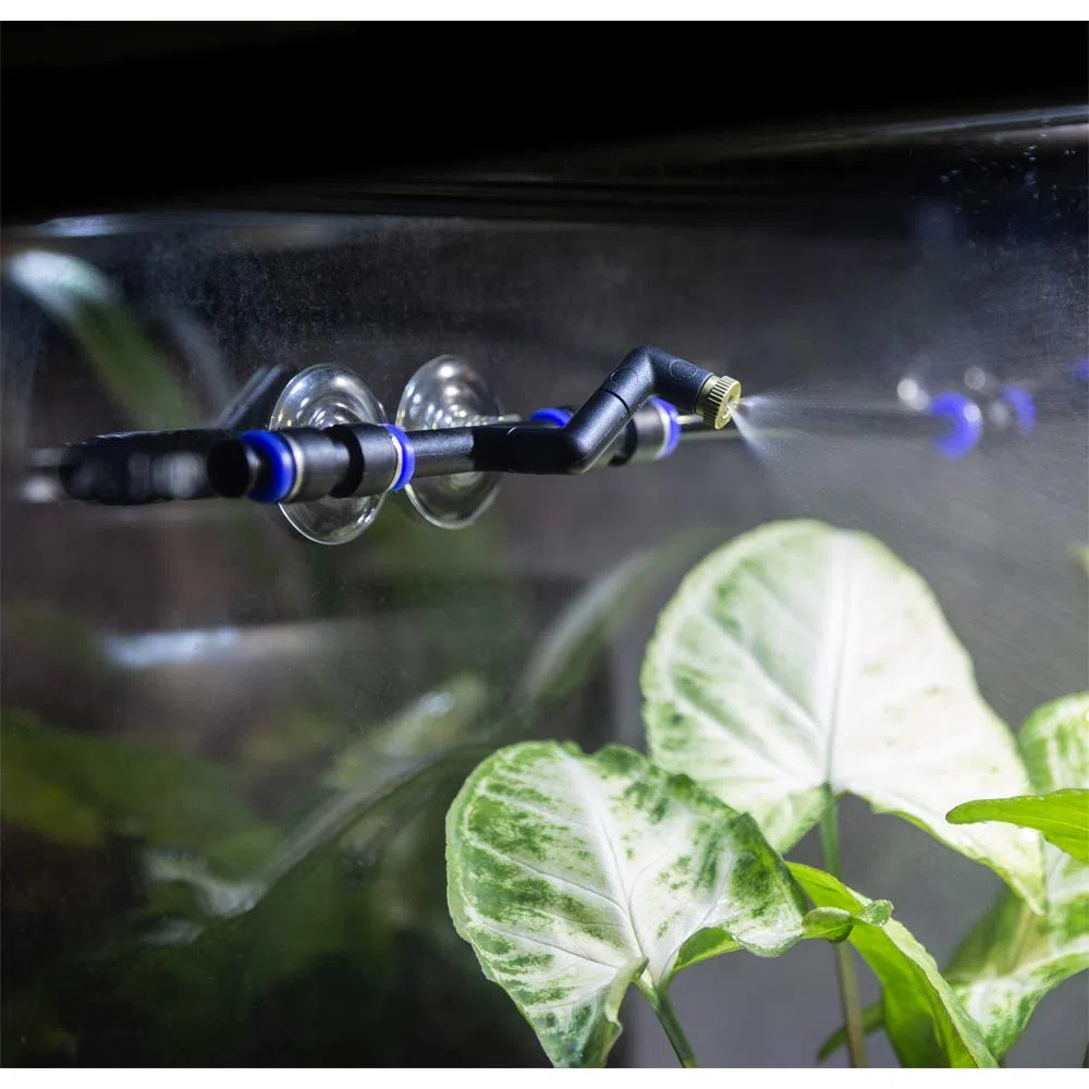 Hobby Terraristik Easy Rain I Sistema de riego automático para terrarios I Sistema de aspersión Regulable para Reptiles, Anfibios y hábitats de Plantas, Sistema de humidificación eficiente con