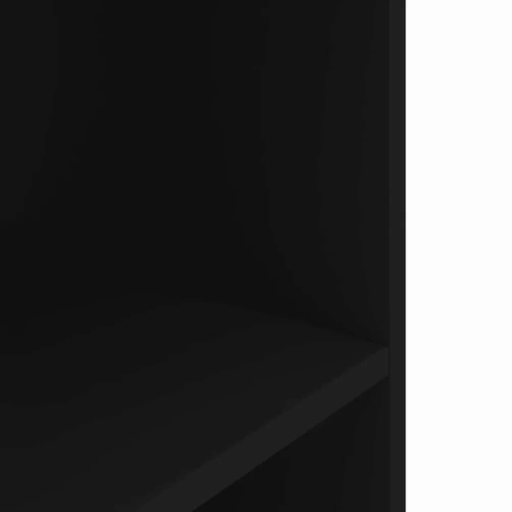 vidaXL Soporte para Acuario Madera de ingeniería Negro 80x35x60 cm